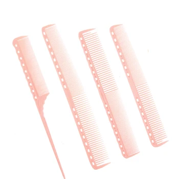 

4pcs Hairdressing Scale Pointed Tail Comb Photo Studio Special Brushing Comb Plastic Comb Hair Cutting Styling Comb Hairdressing