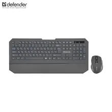 Клавиатура и мышь Defender Berkeley C-925 RU,черный,мультимедийный