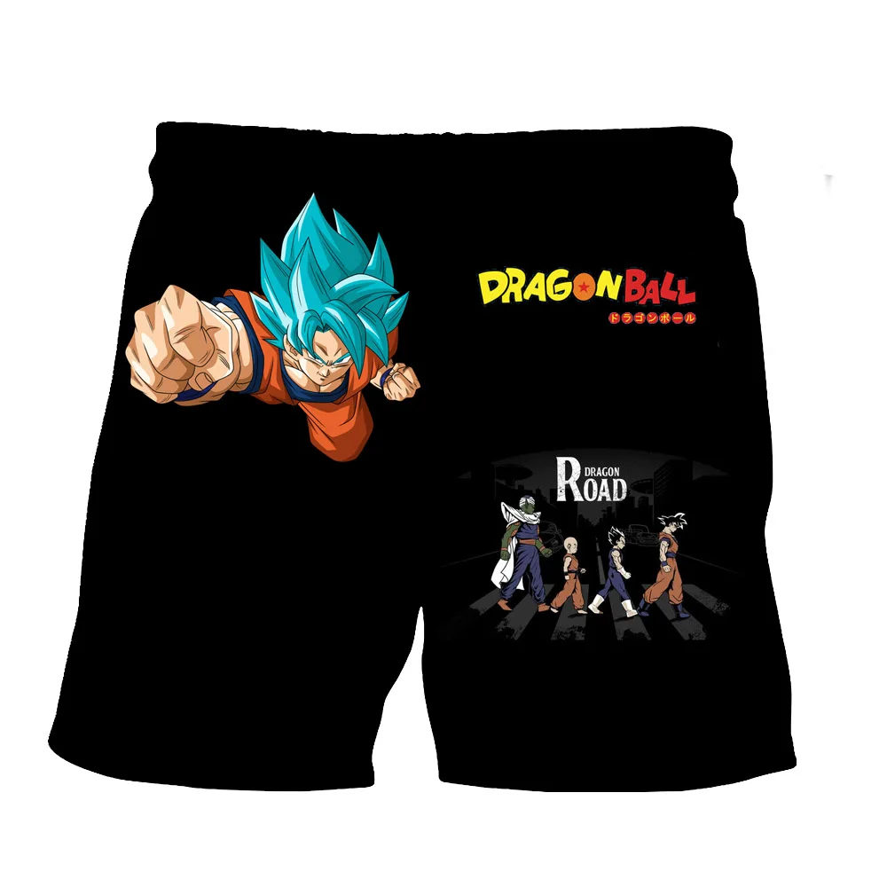 2019Dragon Ball 3D Printing Anime Super Saiyan Sports Shorts Dragon Ball New Design Sports Casual Harajuku Men and Women Shorts