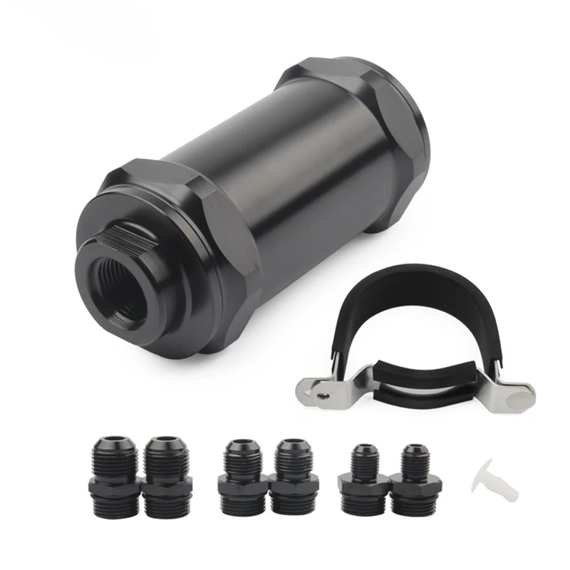 Car Modification Universal 54Mm An6 An8 An10 Gasoline Filter With Stainless Steel Bracket