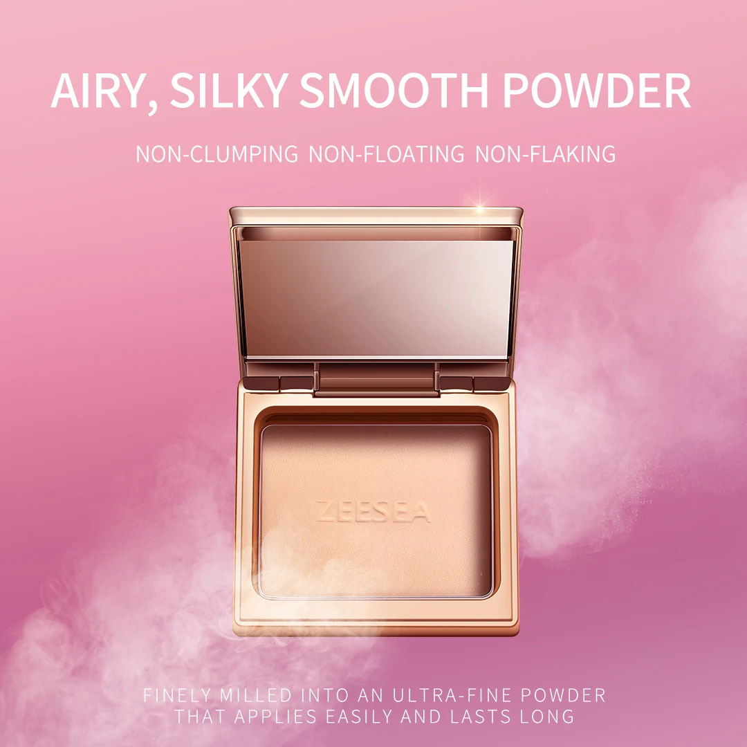 ZEESEA Press Powder Metaverse Pink Series Long Lasting Foundation New