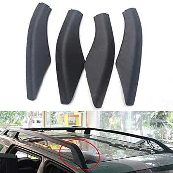 

Car Roof Luggage Rack Rail End Cover Shell 4PCS for Land Rover Freelander 2 2008 2011 2012 2013 2014