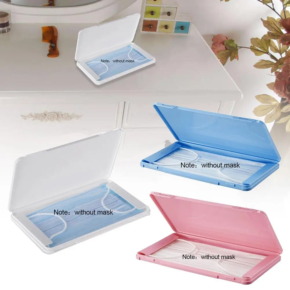 

Face Mask Storage Box Case Dustproof Mask Container For Storing Disposable Facial Mask