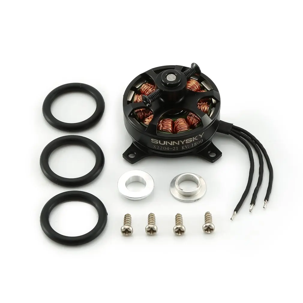 SUNNYSKY X2204 1480KV 1800KV бесщеточный двигатель с фиксированным крылом для многоосевой воздушной радиоуправляемой модели бесщеточного двигателя самолета