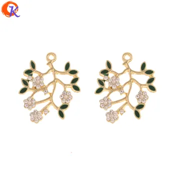 

Cordial Design 50Pcs 22*25MM Jewelry Accessories/Pendant/DIY Making/Paint Effect/Rhinestone Charms/Hand Made/Earring Findings