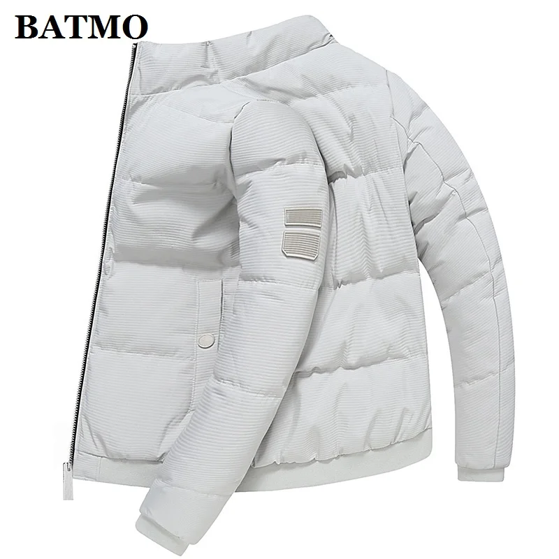 BATMO Новое поступление Зима Высокое качество 80% серый куртки-пуховики для мужчин, мужские теплые зимние куртки, плюс-размер M-3XL 8506