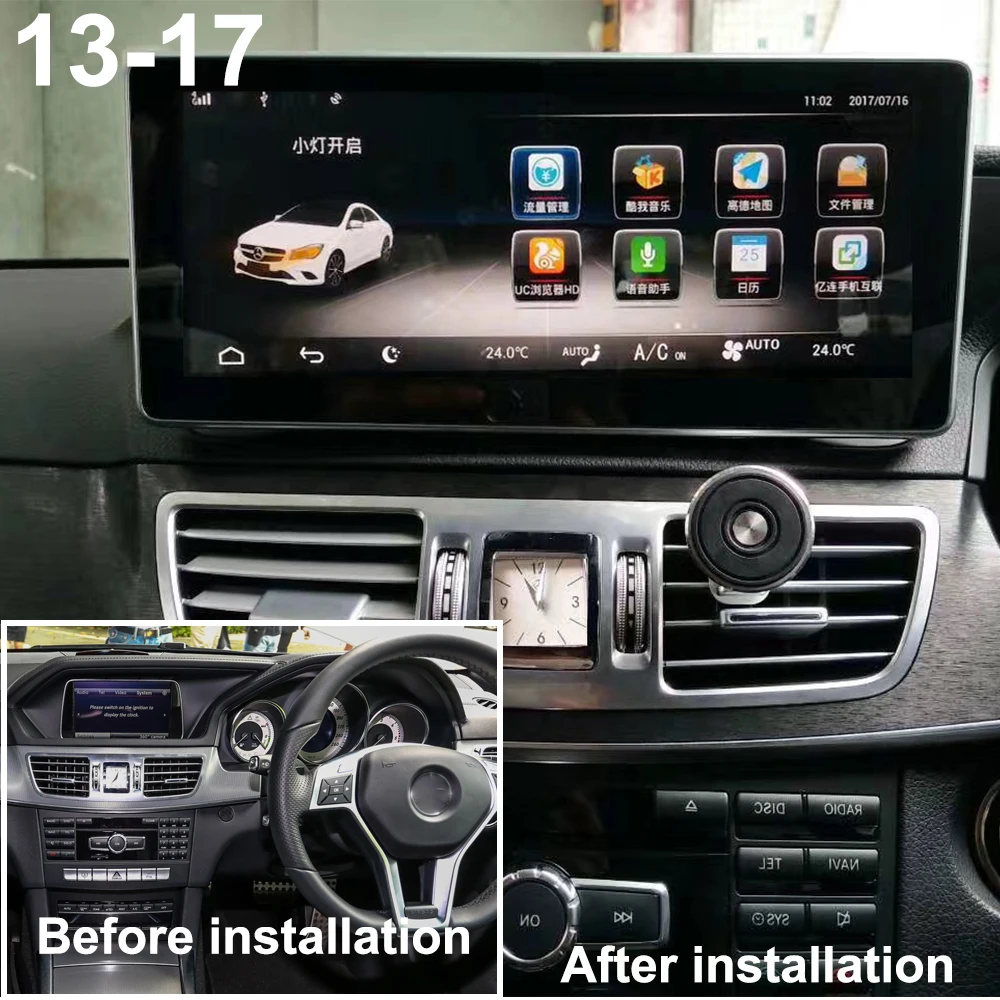 Top Liandlee Car Multimedia Player NAVI For Mercedes Benz MB E A207 C207 Right Hand Drive RHD CarPlay TPMS Stereo GPS Navigation 2