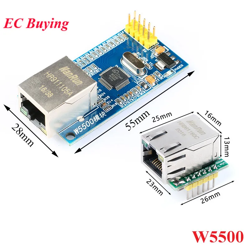 Usr-es1 W5500 Spi To Lan Ethernet Network Module Converter Tcp Ip 51/stm32  Spi Interface W5100 For Arduino Internet Of Things - Integrated Circuits -  AliExpress