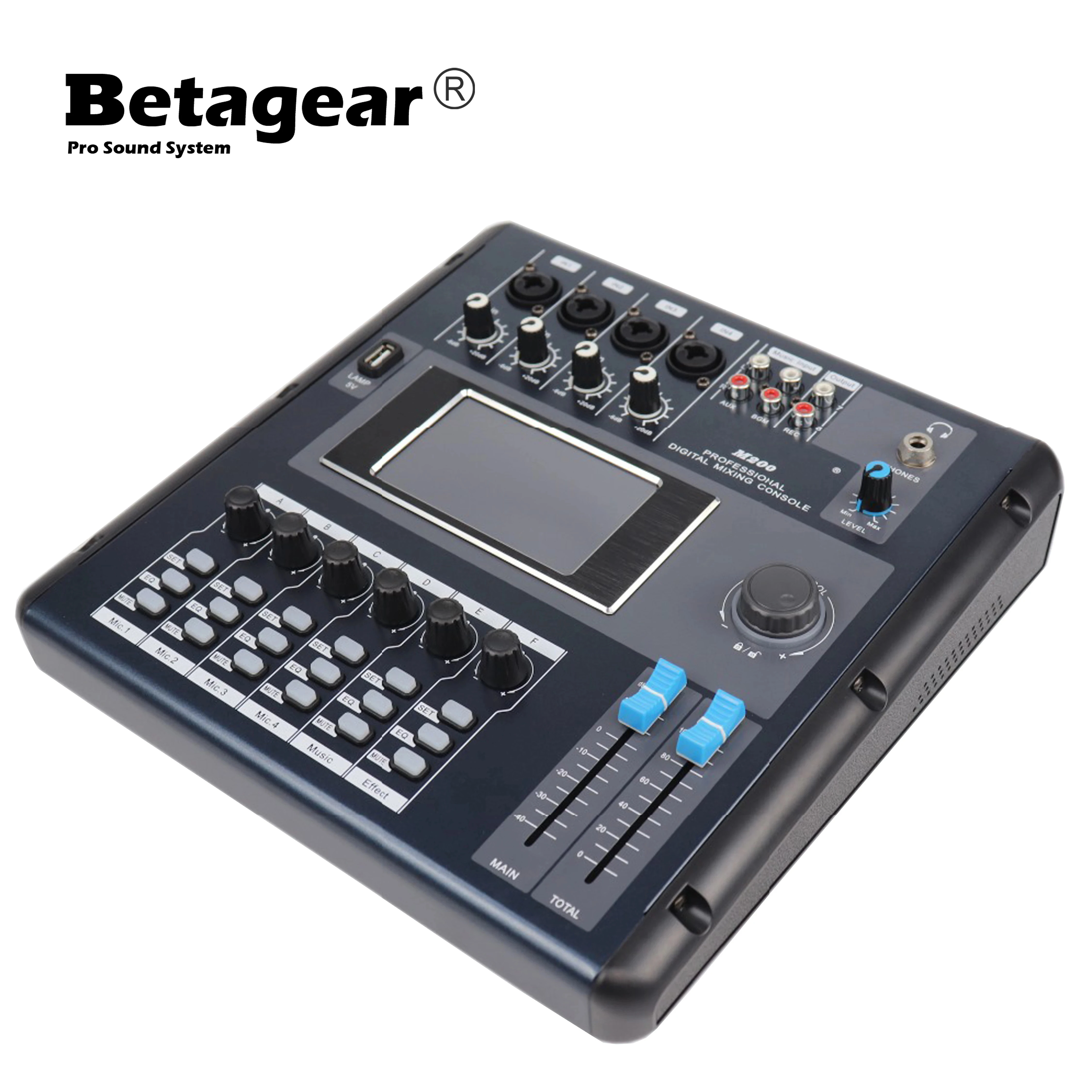 Консольный микшер Betagear MD200 профессиональный сценический для диджея смеситель ПК