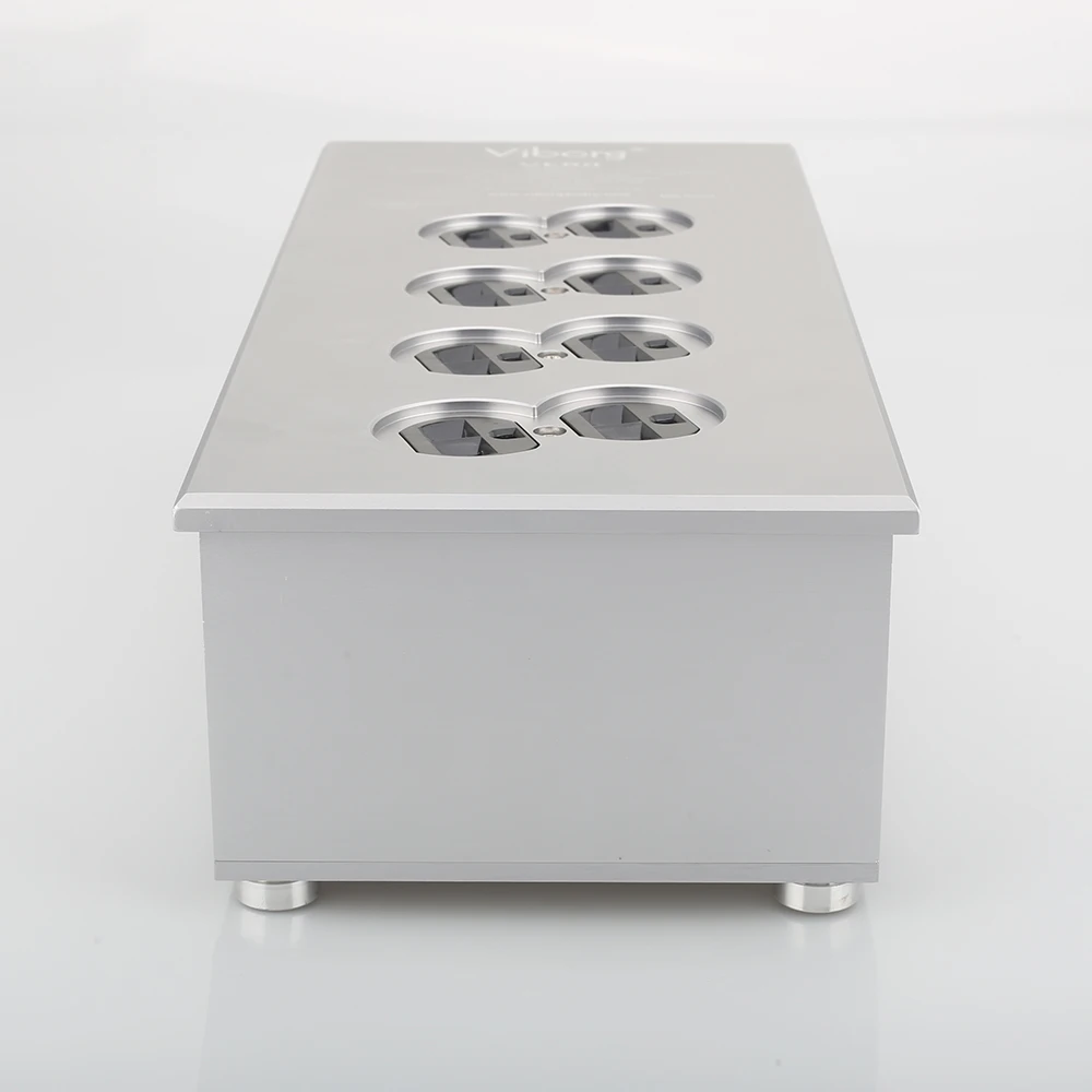 Viborg-VM80 HiFi 파워 필터 플랜트 US 소켓 8 웨이 AC 파워 컨디셔너 오디오 애호가 파워 퓨리파이어, 미국 AC 파워바 분배기