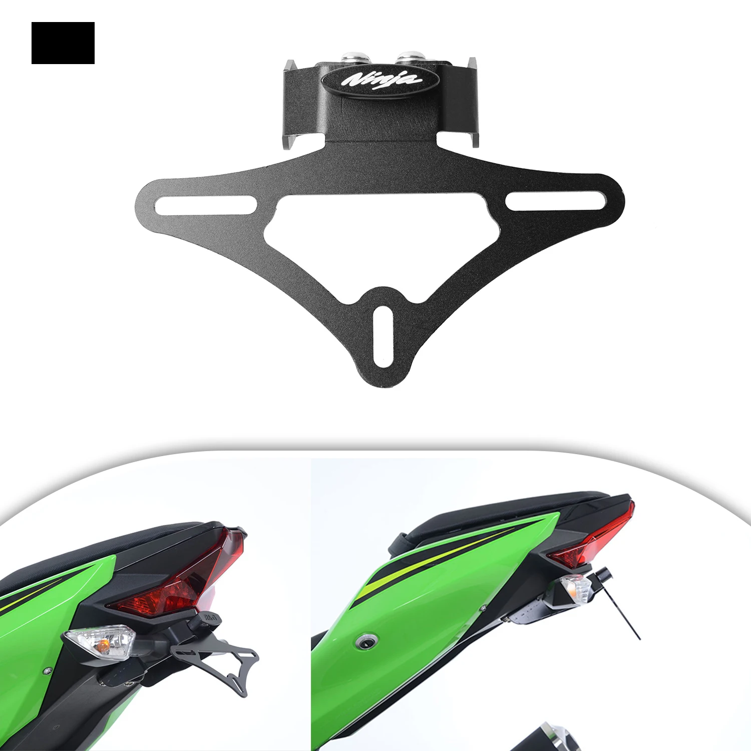 Для Kawasaki Ninja400 Ninja 400 2017-2021 держатель номерного знака мотоцикла задний аккуратный