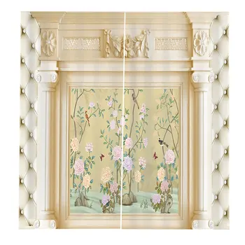 

Cartoon Curtain Window Curtain Baby Finished Kids Curtain For Bedroom Living Room Blackout Curtains Drapes Emboss Background