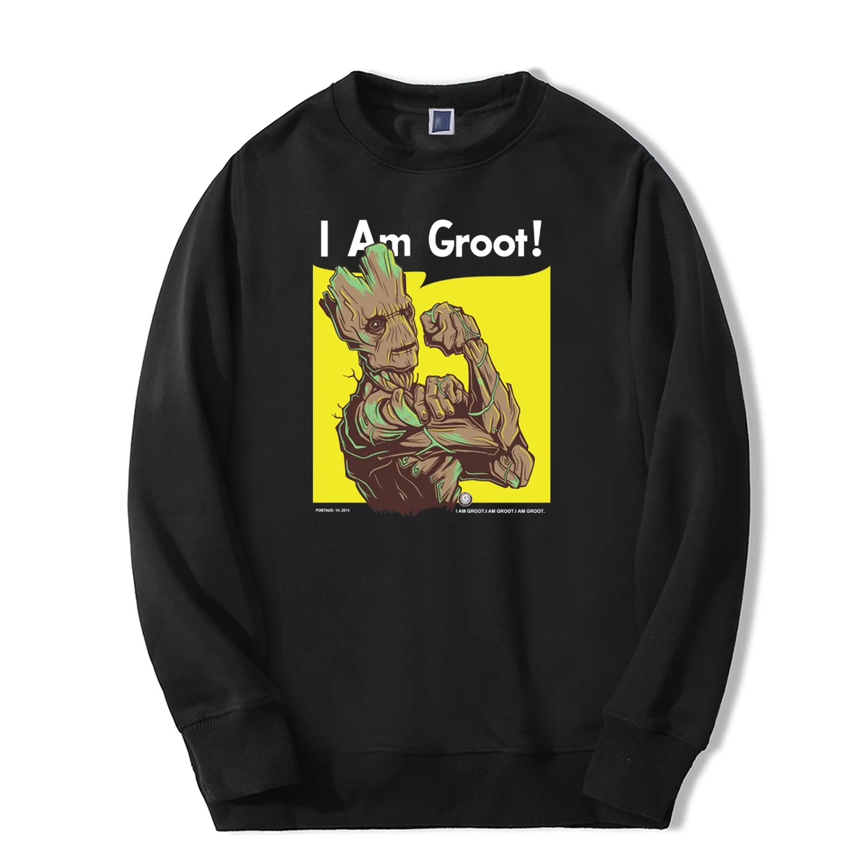 I Am Groot Super Hero Men Sweatshirt 2019 Autumn Winter Men
