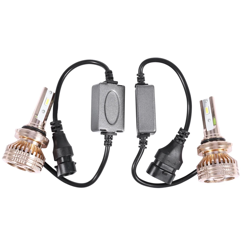 Все-в-одном, Led-Tx3570, Алюминиевый, EV17, 2 шт., Автомобильный светодиодный головной светильник, золото, 12000 люменов, 60 Вт, сфокусированный головной светильник, противотуманный светильник, лампы Convers - Цвет: 9006