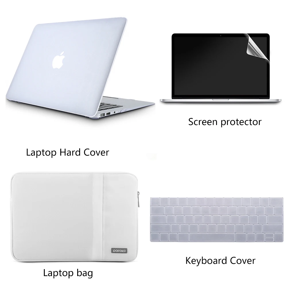 Матовый чехол для ноутбука + клавиатуры Apple Macbook Air Pro 13 A1502 A1278 Retina 15 4 дюйма A1398 A1286 |