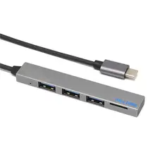 4 в 1 usb-хаб тип-c USB-C TF слот адаптер с 3 USB 3,1 порт для Macbook Pro