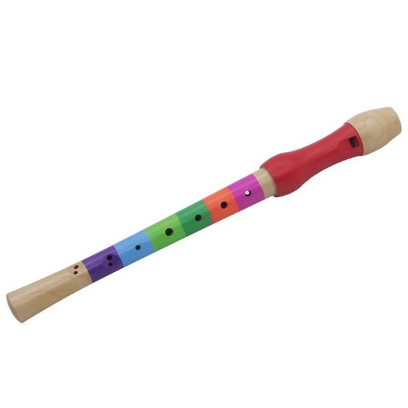 Новинка 8-флейта с отверстиями кларнет пикколо-труба игрушки Дерево раннее образование игрушки музыкальное образование музыкальный инструмент