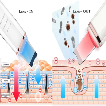 

Phototherapy Skn Ultrasonic Face Cleaner Skin Scrubber Ultrasound Vibration Massager Ultrasound Peeling Clean Tone Lift Scrubber