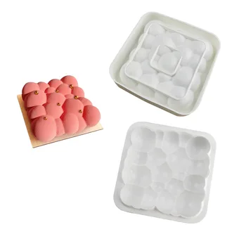 

Xiangyun silicone mousse cake mold silicone ice cream cake mold silicone cake mold baking tool Soft and tasteless