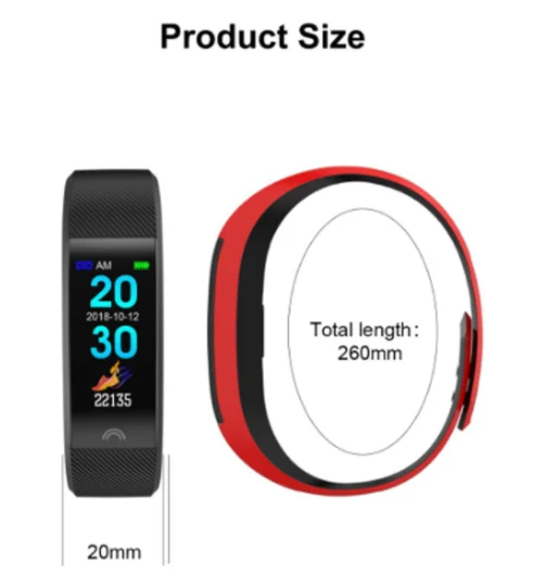 Smart Wristband fitness Blood Pressure Heart Rate Monitor Waterproof Heart rate sports waterproof bracelet