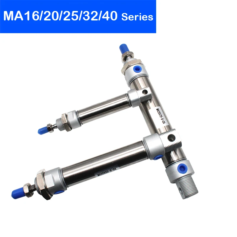 25 a 500 mm curso cilindro de pressao ar 01
