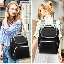 Новинка; модная, для детских подгузников Сумка Большой Ёмкость Водонепроницаемый сумки рюкзак, сумка на плечо сумка для мамы на открытом воздухе Рюкзак Для Путешествий