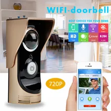 5 sztuk/partia darmowa wysyłka 720P WIFI Visual Audio domofon bezprzewodowy wideoportero dzwonek telefon zdalnego odblokowania APP sterowania VF-DB01