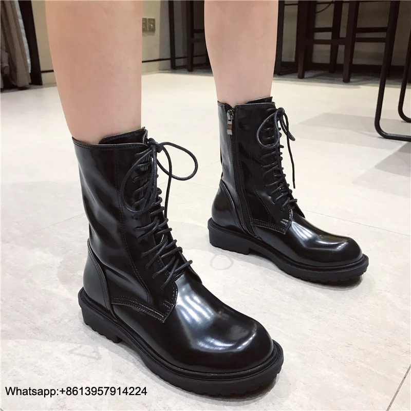 Женская обувь; scarpe donna; женские ботильоны на шнуровке; повседневная обувь с круглым носком; Zapatos De Muje; chaussures femme