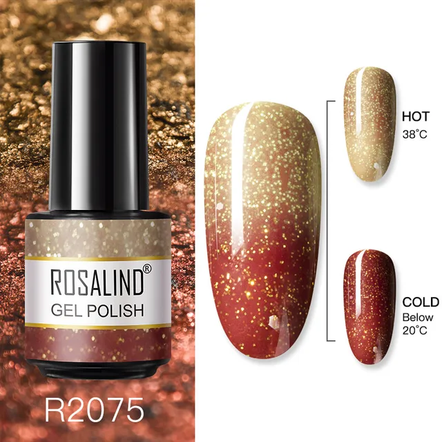 ROSALIND Gel Nail Polish 7ML Matte Base Top Coat For Soak Off Gel Polish UV LED Gel Semi Permanent Varnishes Design Nail Art RAR2075