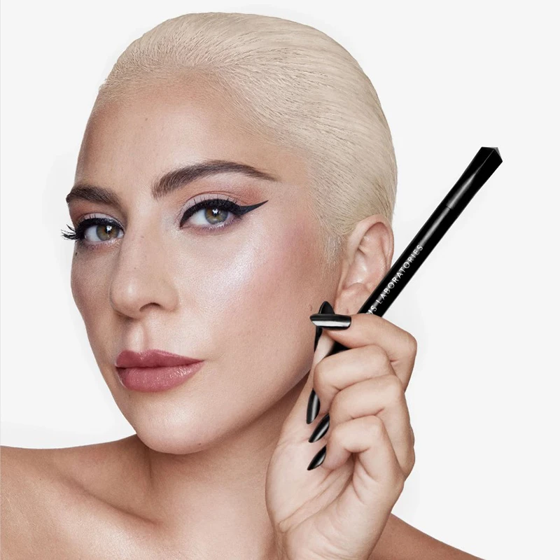 Hausbeautynew жидкий EYE-LIE-NER стойкий водонепроницаемый матовый черный гибкий фломастер подводка для глаз Леди Гага
