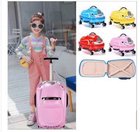 Enfants-quitation-valise-enfants-3D-Scooter-valise-pour-enfants-voyage-chariot-sac-Spinner-bagages-valise-roulant