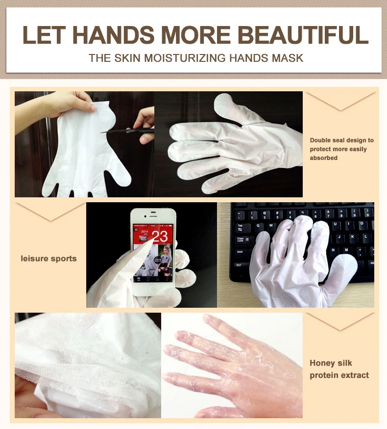 OEM BIOAOUA honey hand mask moisturizing and smooth skin care beauty and tender face mask