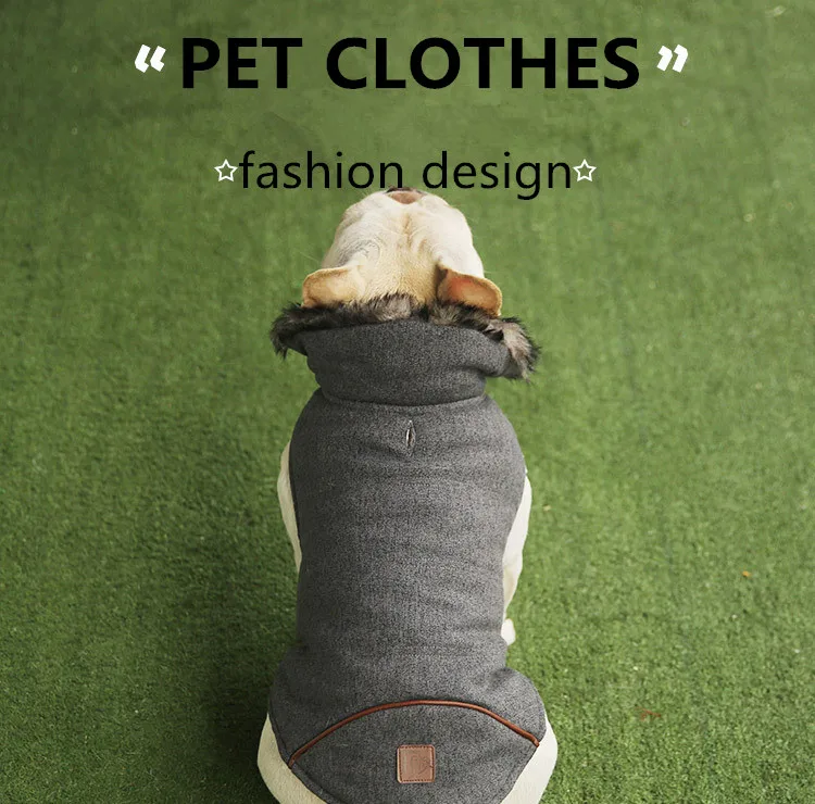 Pet Dog Classic Winter Warm Fleece Line Coat Soft Comfort Puppy Dogs Shirt Puppy Customes Clothing for Small Dogs