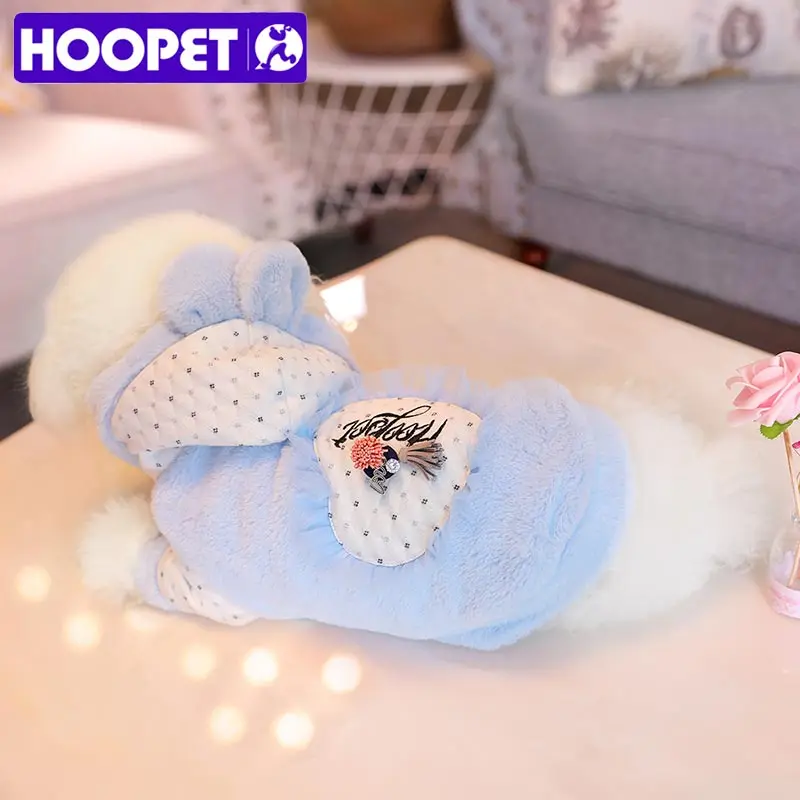 HOOPET Одежда для собак осень/зима Одежда для кошек Samll собака Чихуахуа бульдог пальто кошка теплый костюм