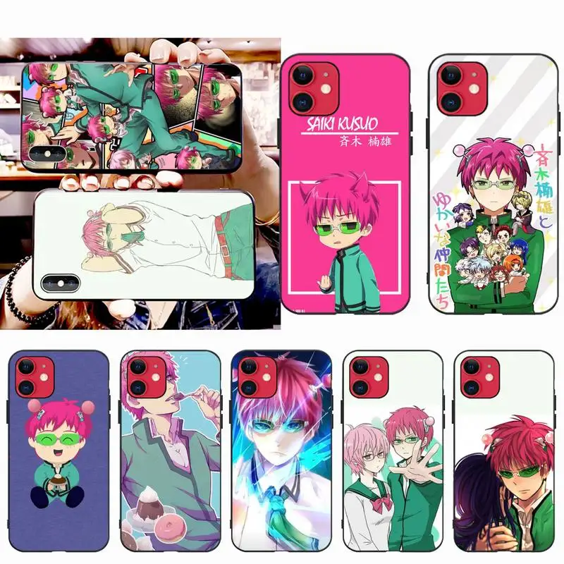 HUAGETOP Saiki Kusuo no Psi Nan окрашенный чехол для телефона iPhone 11 pro XS MAX 8 7 6 6S Plus X 5S SE 2020 XR |