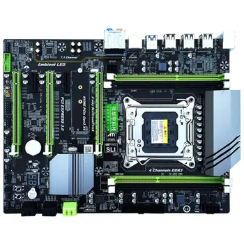 

DDR3 PC Desktops Motherboard LGA 2011 CPU Computer 4 Channel Gaming Support M.2 E5-2680V2 i7 SATA 3.0 USB 3.0 for Intel