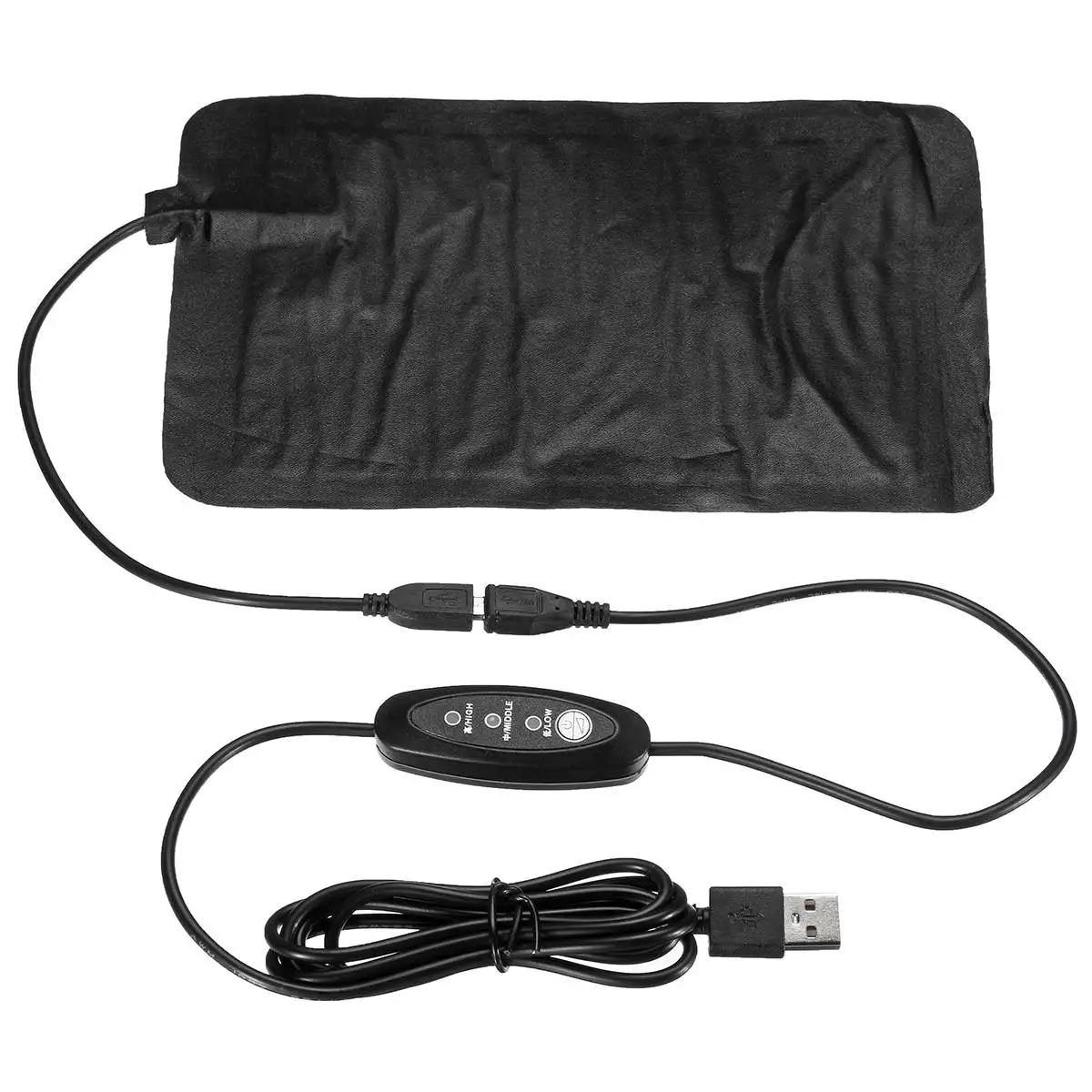 Электрическая нагревательная Подушка 5 в USB Талия теплые куртки одежда Отопление рептилия ПЭТ-грелка зима согревающая Подушка кровать коврик