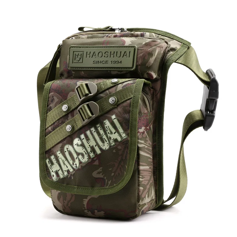 Weysfor Men Nylon Drop Leg Bag Hip Bags On The Thigh Handy Fanny Pack Belt Hip Bum Pocket Casual Waist Bags Crossbody Bag
