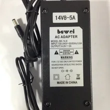 Адаптер питания портативное зарядное устройство 14,6 в DC 5A Lifepo4 батарея ток Светодиодный индикатор лампы Конвертер Разъем Встроенный вентилятор охлаждения