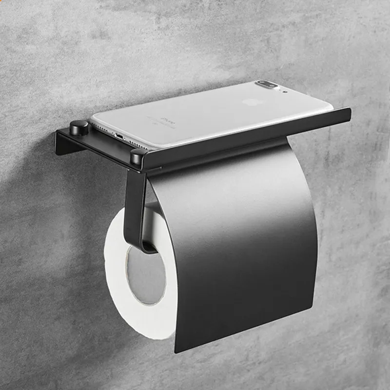 

Mobile phone black paper holder bathroom accessories box toilet box