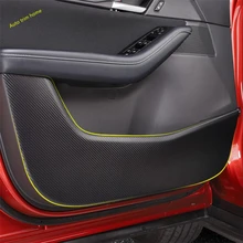 

Accessories Inner Door Anti Kick Pad Anti-rub Rubbing Mat Protection Side Edge Film Stickers Kit Fit For Mazda CX-30 2020 2021