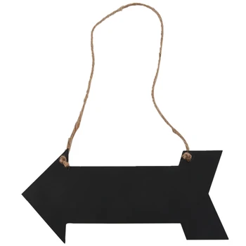 

arrow hanging black chalkboard MESSAGE FUN PLAQUE KITCHEN GIFT HOME NOTE MEMO