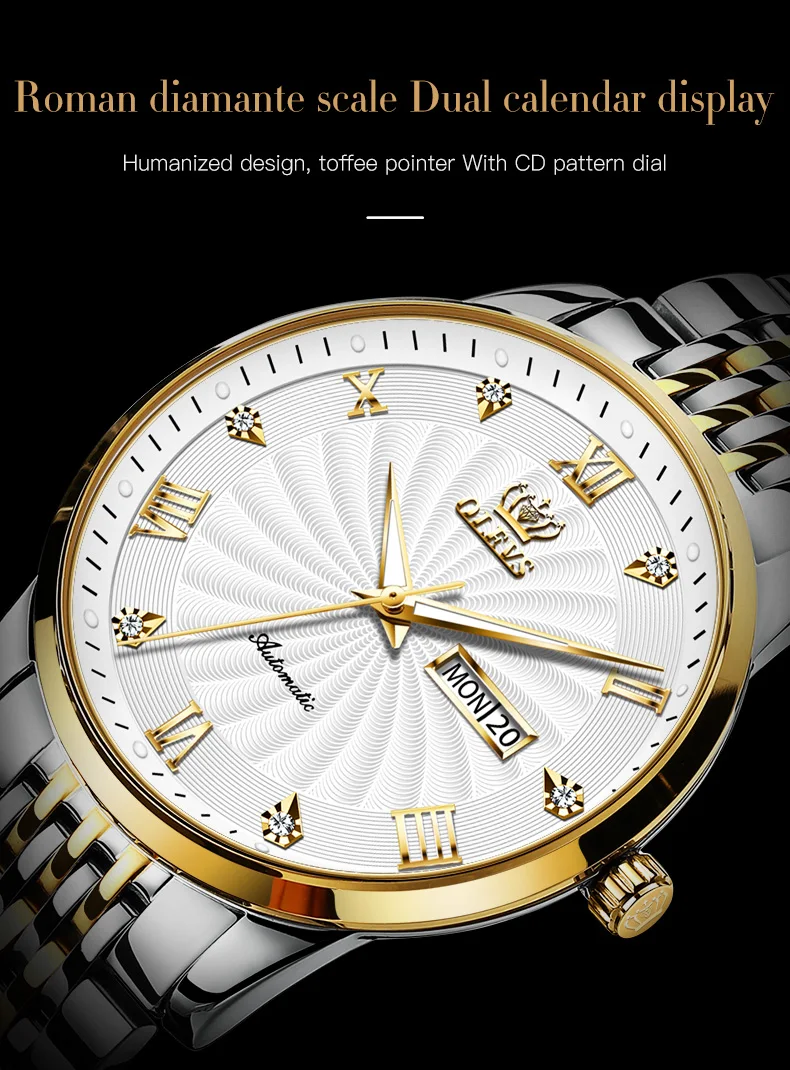 Olevs 6630 Luxury Watch for Men 5