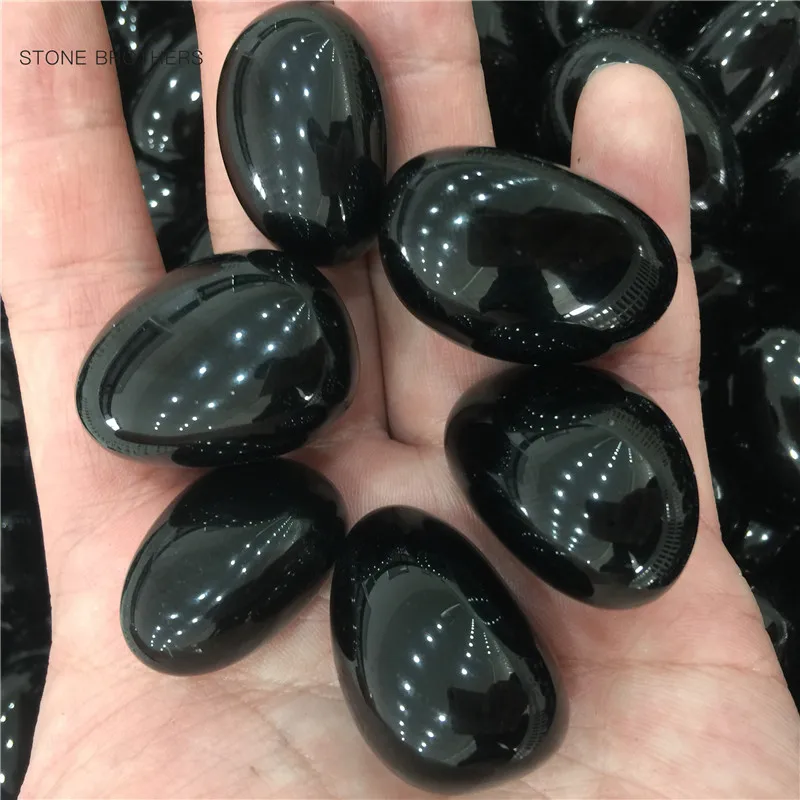 100G Ossidiana Nera Naturale Cristallo Pietra Preziosa Collezionismo Roccia Minerale Campione Guarigione Pietra Decorazione Per Acquario