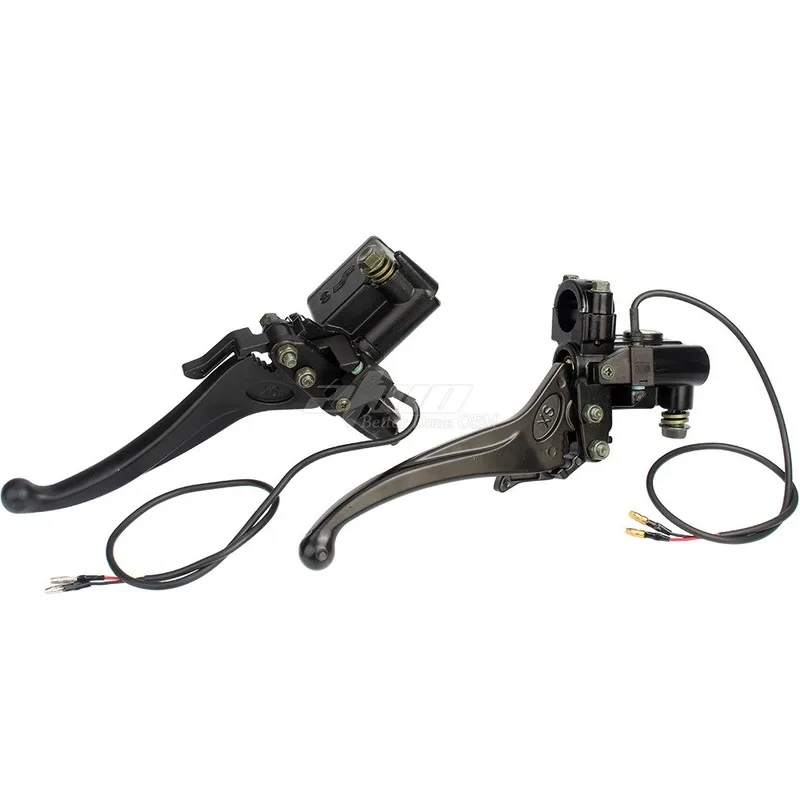 Motorcycle Left Right Brake Pump Front Master Cylinder Hydraulic Brake Lever For Go Kart Dirt Bike Four Wheel Scooter Buggy