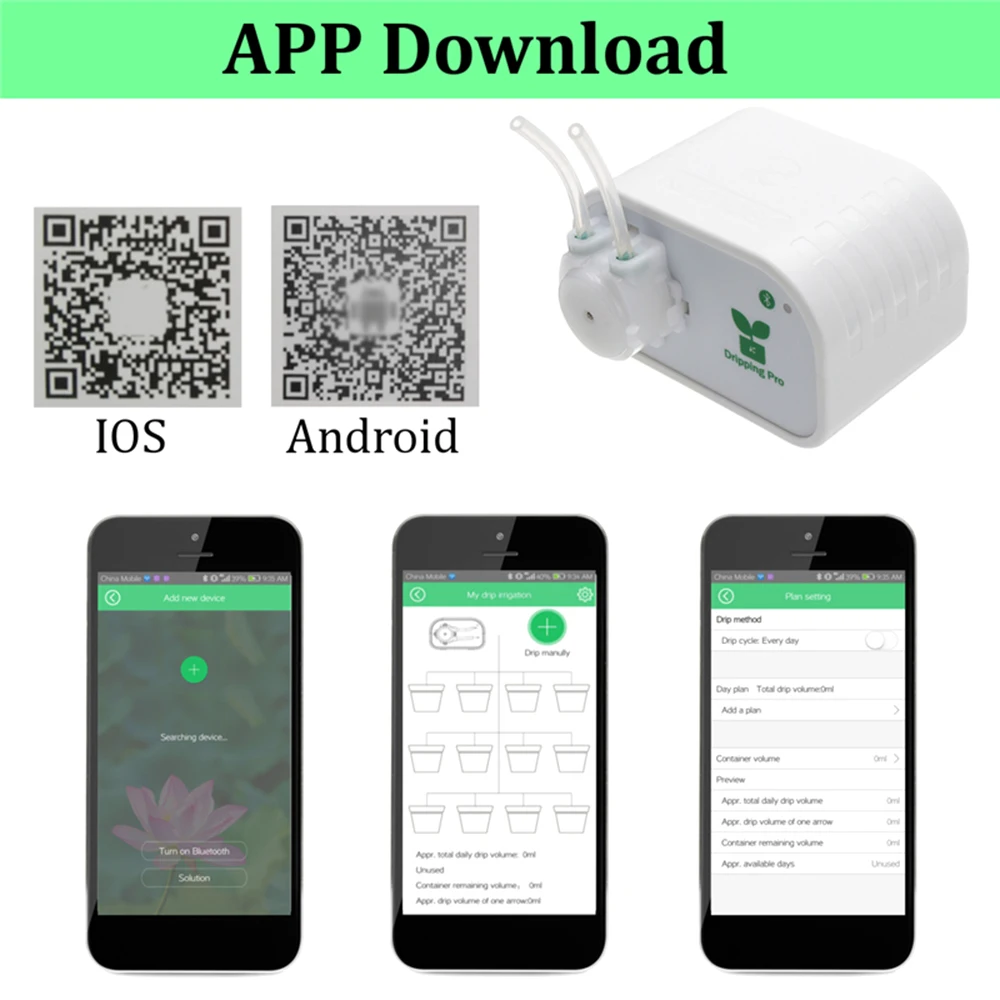 

Hot Mini Home Garden Plant Watering Device APP Control Automatic Drip Irrigation System Kit USB Port Plants Self Watering System