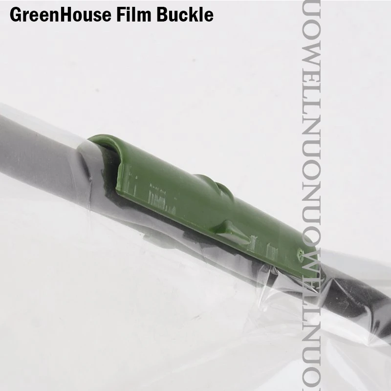 50Pcs 8mm Plastic Pipe Tube Fasten Clamp Greenhouse Film Clip Sail Insect Net Parasol Net Attachment Clip shade Fixing tools