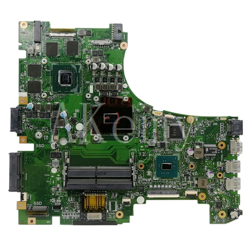  exchange ROG Laptop motherboard for ASUS GL553VD GL553VE GL553VW ZX63V GL553V GL553 original mainbo