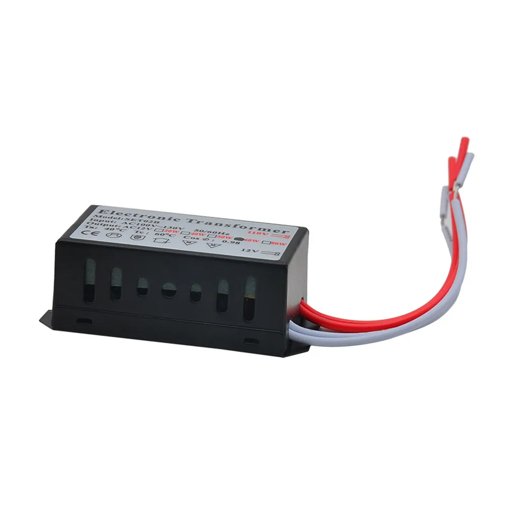 AC 110V до 12V 20-50W галогенная лампа драйвер питания электронный преобразователь трансформатора# PY15