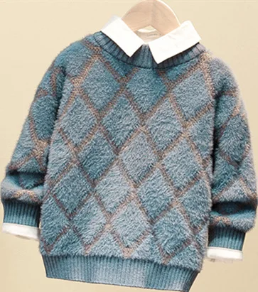 

2019 New Style Winter Kids' Sweater CHILDREN'S Knitted Pullovers Childrenswear Long-sleeve Knitwear Pullover Sweater